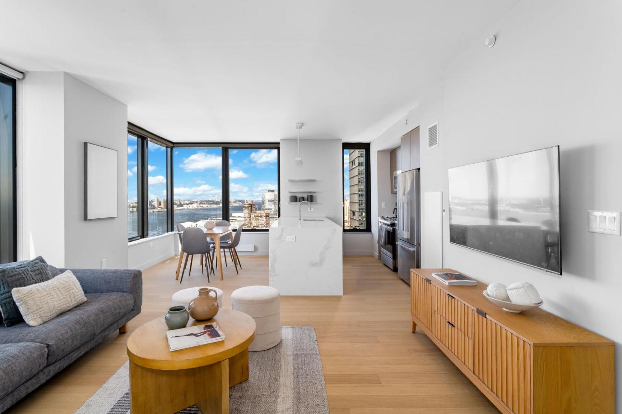 Modern Stylish 2Br 2Ba Apartment In Hudson Yard New York Luaran gambar