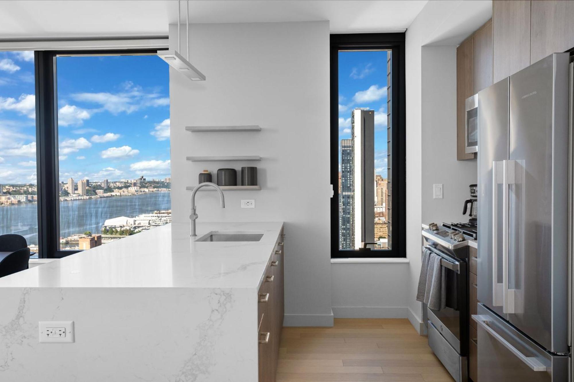 Modern Stylish 2Br 2Ba Apartment In Hudson Yard New York Luaran gambar